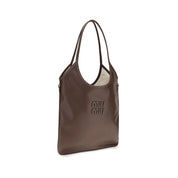 Miu Miu Brown Calf Leather Shoulder Bag