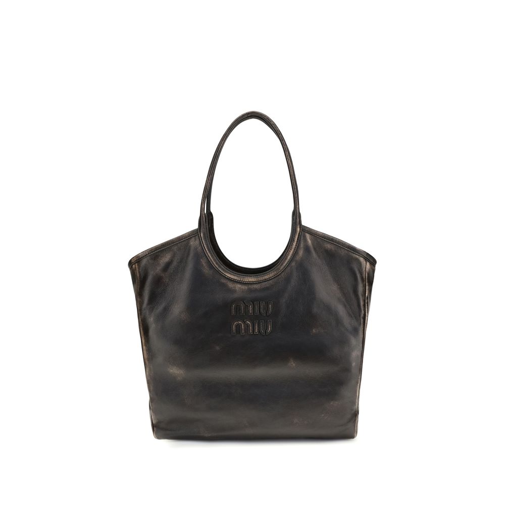 Miu Miu Brown Calf Leather Shoulder Bag