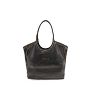 Miu Miu Brown Calf Leather Shoulder Bag
