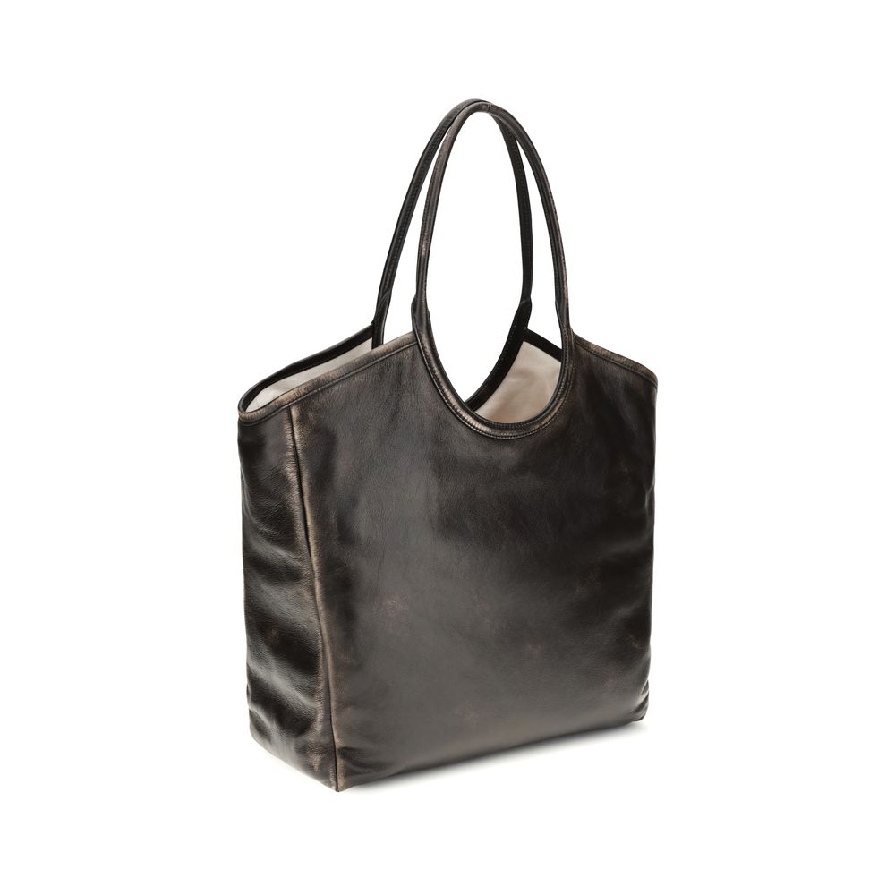 Miu Miu Brown Calf Leather Shoulder Bag