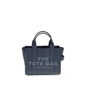 Marc Jacobs Blue Calf Leather Small Tote Handbag