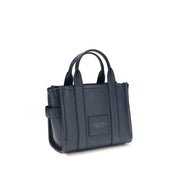 Marc Jacobs Blue Calf Leather Small Tote Handbag