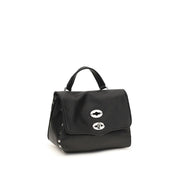 Zanellato Black Calf Leather Shoulder Bag