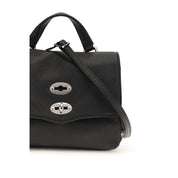 Zanellato Black Calf Leather Shoulder Bag