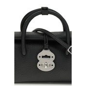 Zanellato Black Calf Leather Handbag