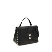 Zanellato Black Calf Leather Shoulder Bag