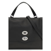 Zanellato Black Calf Leather Shoulder Bag
