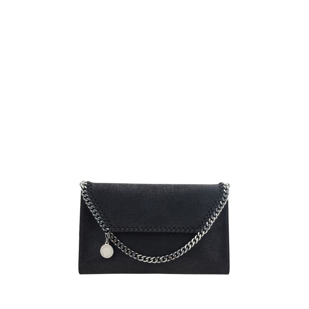 Stella McCartney Black Faux Leather Shoulder Bag