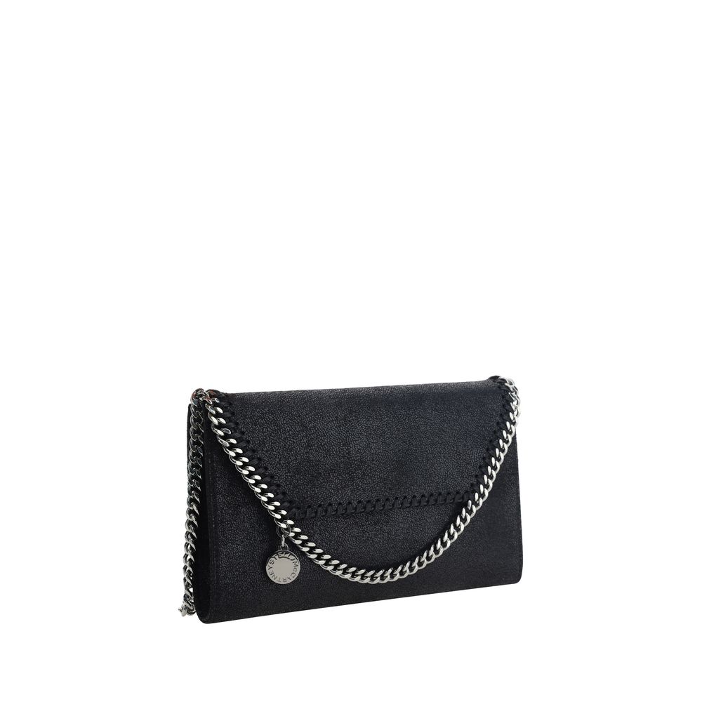 Stella McCartney Black Faux Leather Shoulder Bag