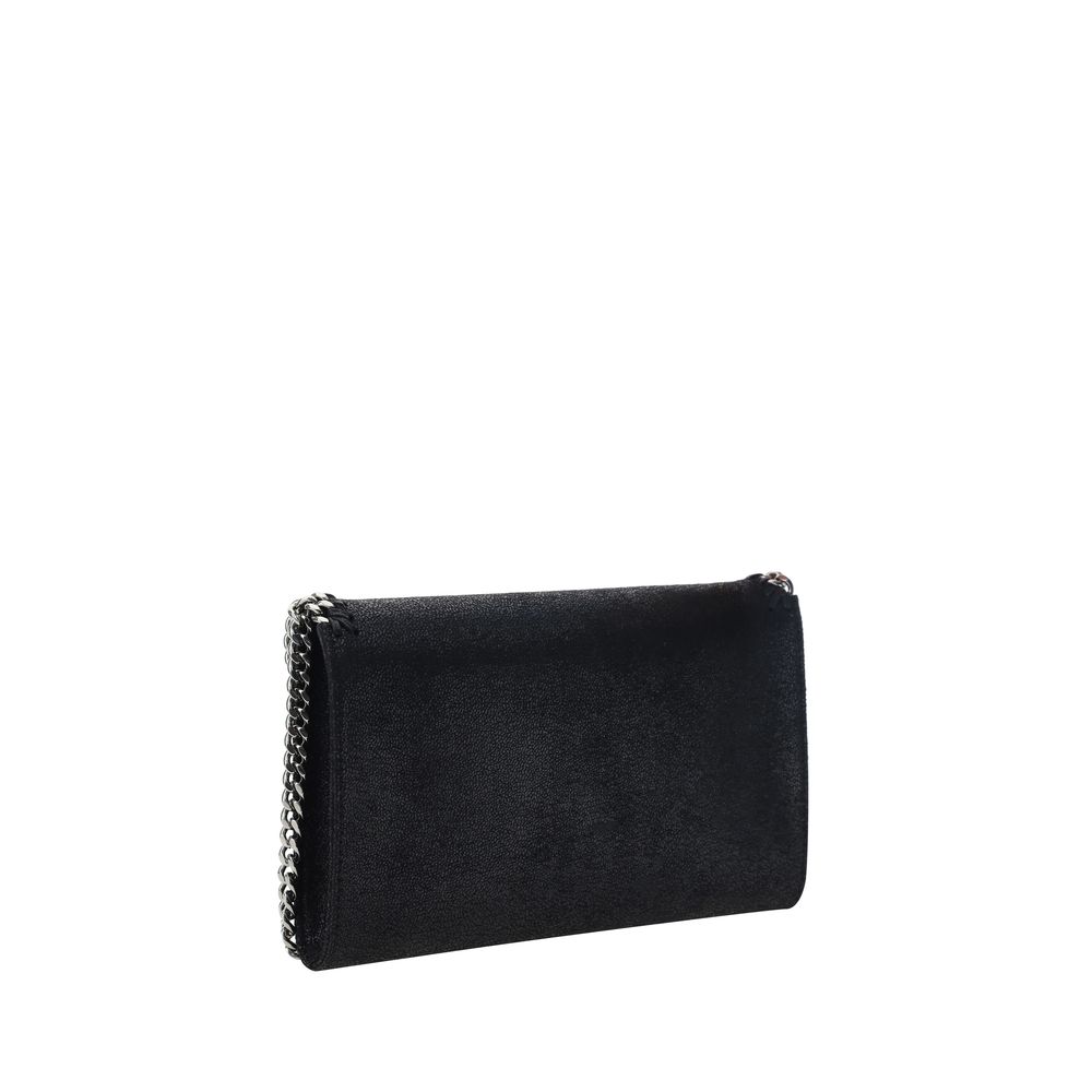 Stella McCartney Black Faux Leather Shoulder Bag
