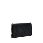 Stella McCartney Black Faux Leather Shoulder Bag