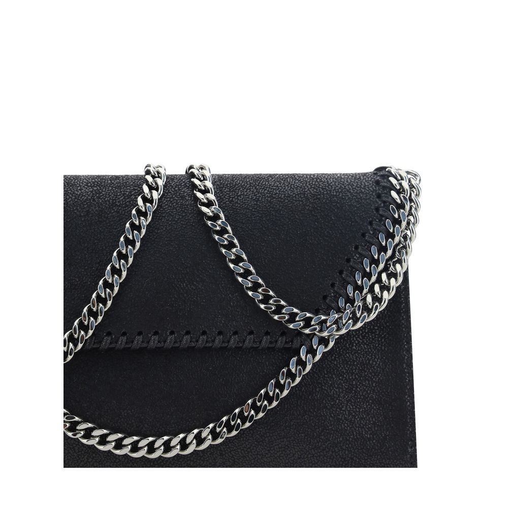 Stella McCartney Black Faux Leather Shoulder Bag