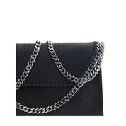 Stella McCartney Black Faux Leather Shoulder Bag