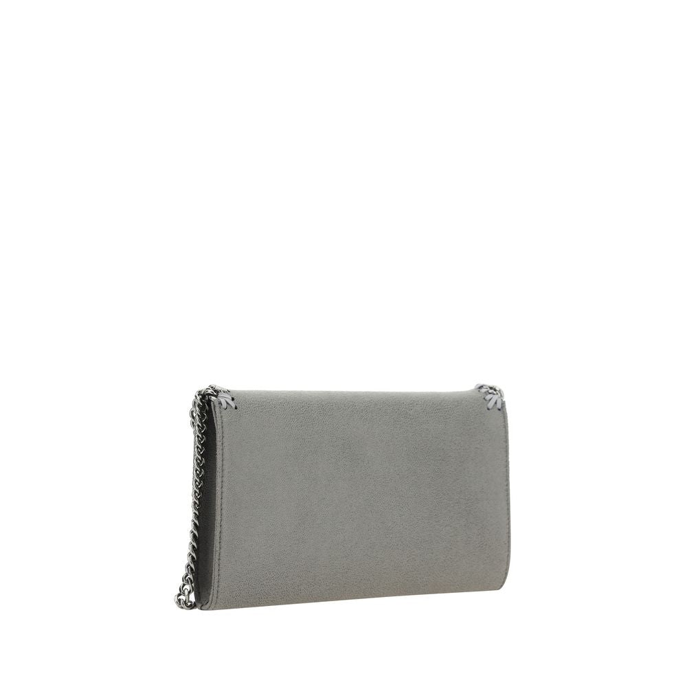 Stella McCartney Gray Faux Leather Mini Shoulder Bag