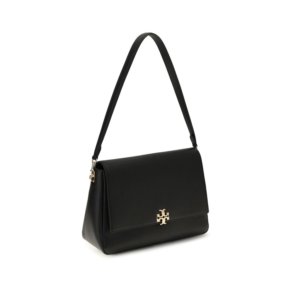 Tory Burch Black Calf Leather Shoulder Bag