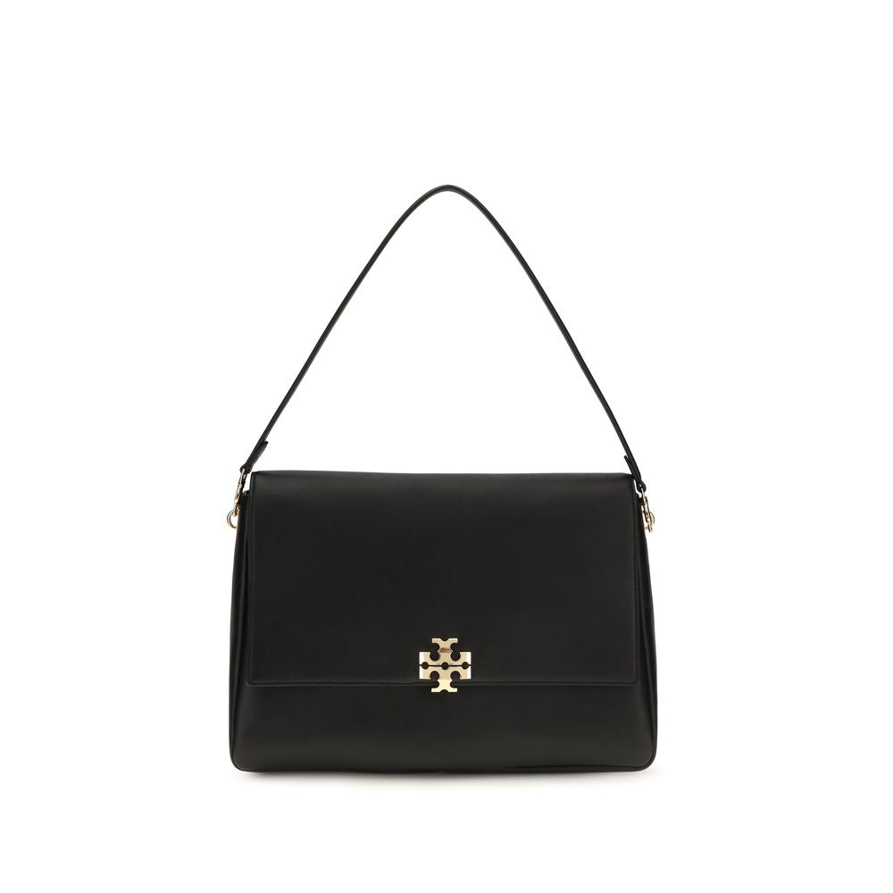 Tory Burch Black Calf Leather Shoulder Bag
