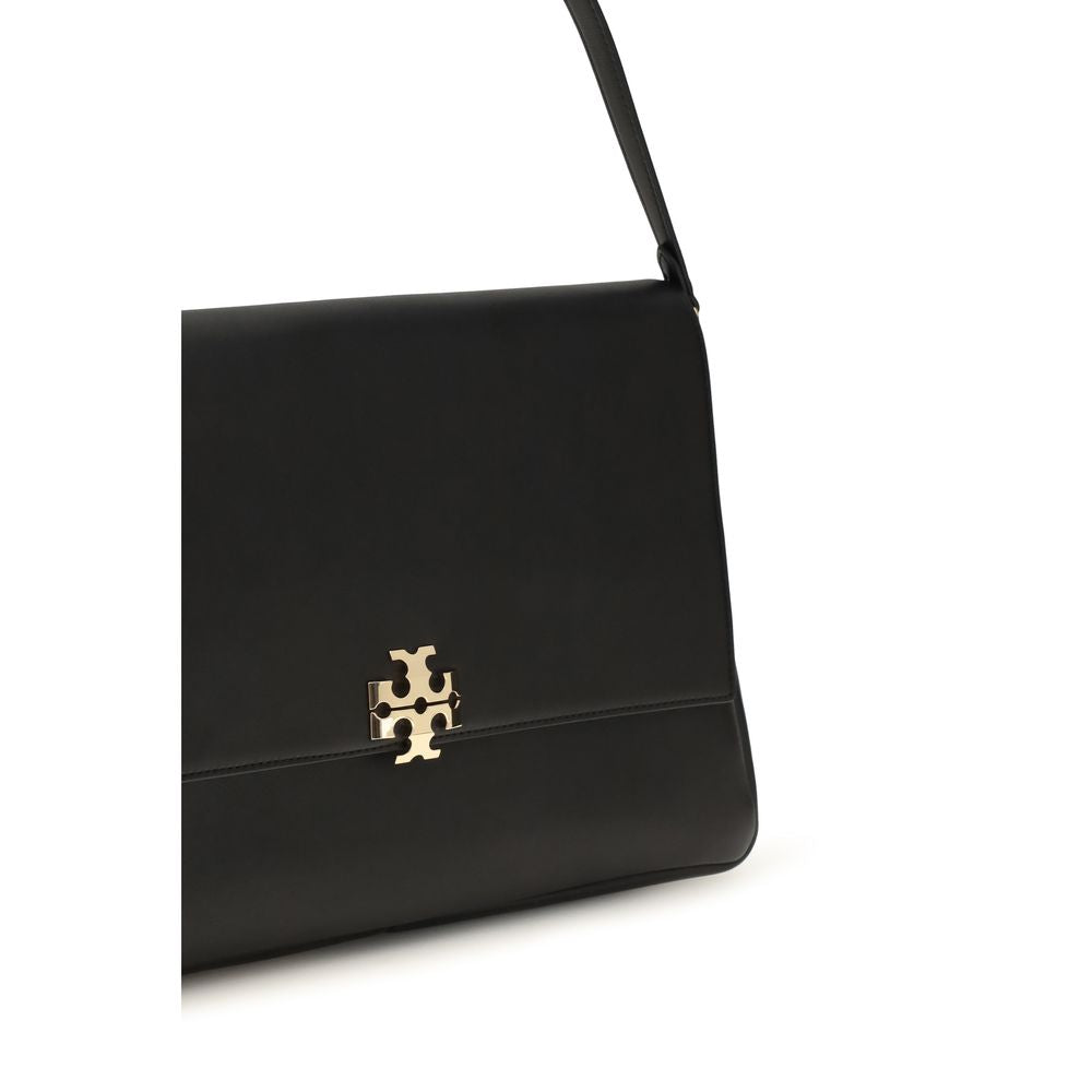 Tory Burch Black Calf Leather Shoulder Bag