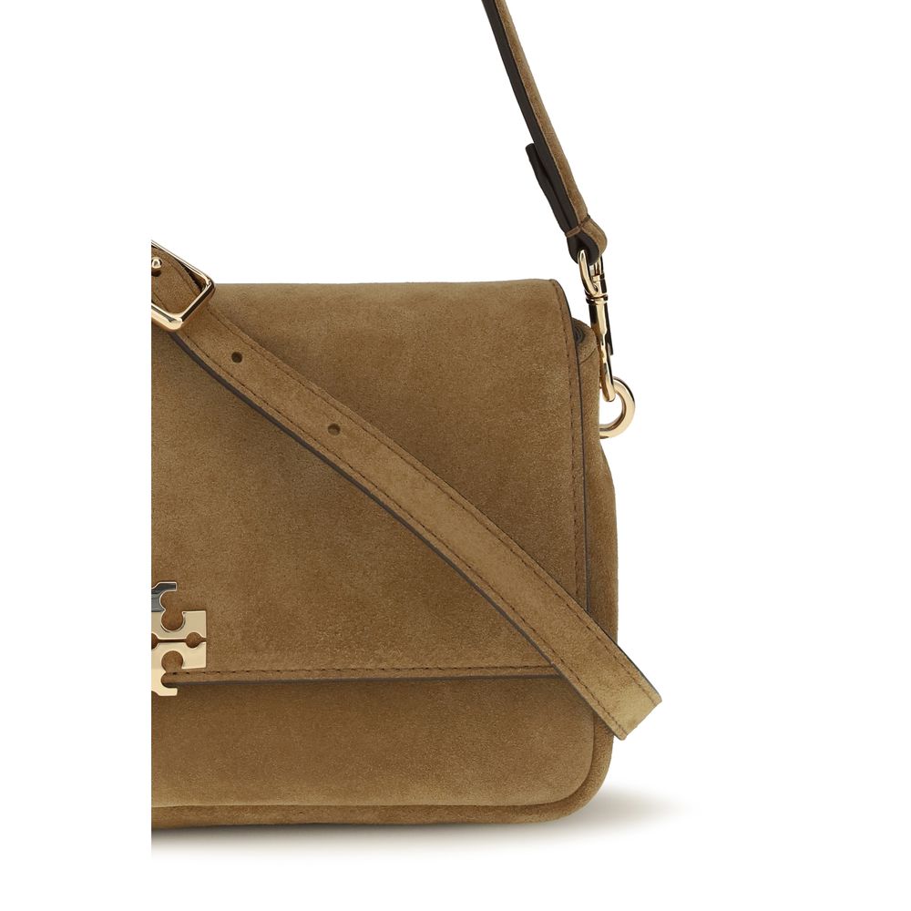 Tory Burch Beige Suede Shoulder Bag