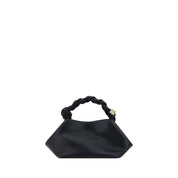 Ganni Black Recycled Leather Handbag