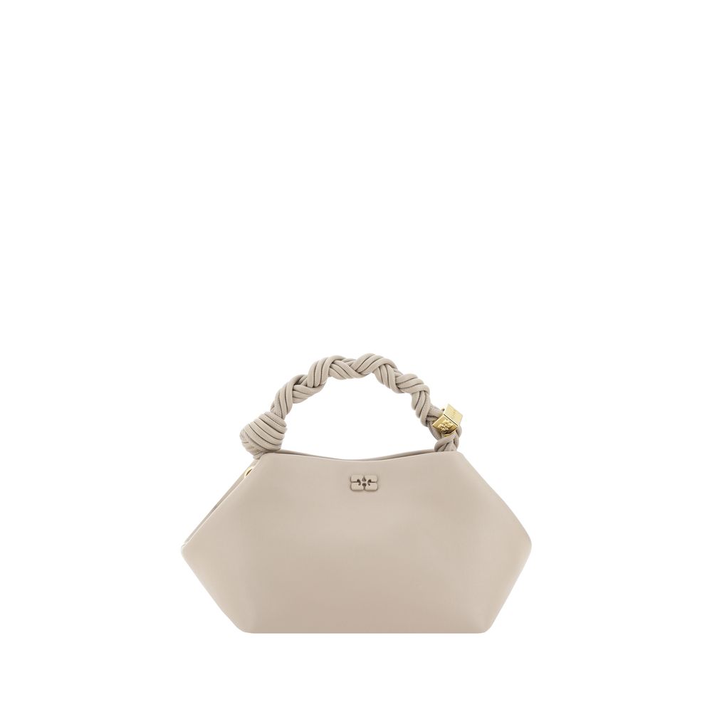 Ganni White Recycled Leather Mini Bou Handbag