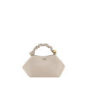 Ganni White Recycled Leather Mini Bou Handbag