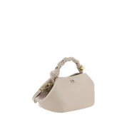Ganni White Recycled Leather Mini Bou Handbag