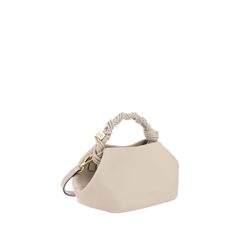 Ganni White Recycled Leather Mini Bou Handbag