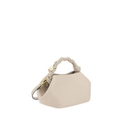 Ganni White Recycled Leather Mini Bou Handbag