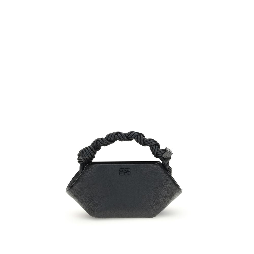 Ganni Black Recycled Polyester Mini Handbag