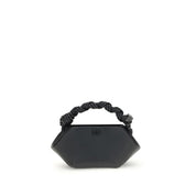 Ganni Black Recycled Polyester Mini Handbag