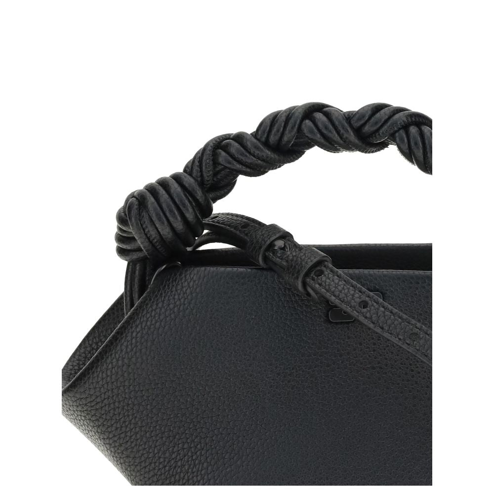 Ganni Black Recycled Polyester Mini Handbag