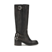 Chloé Black Calf Leather Ankle Boots