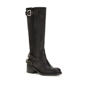 Chloé Black Calf Leather Ankle Boots