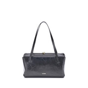Jil Sander Black Calf Leather Shoulder Bag
