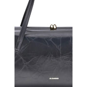 Jil Sander Black Calf Leather Shoulder Bag
