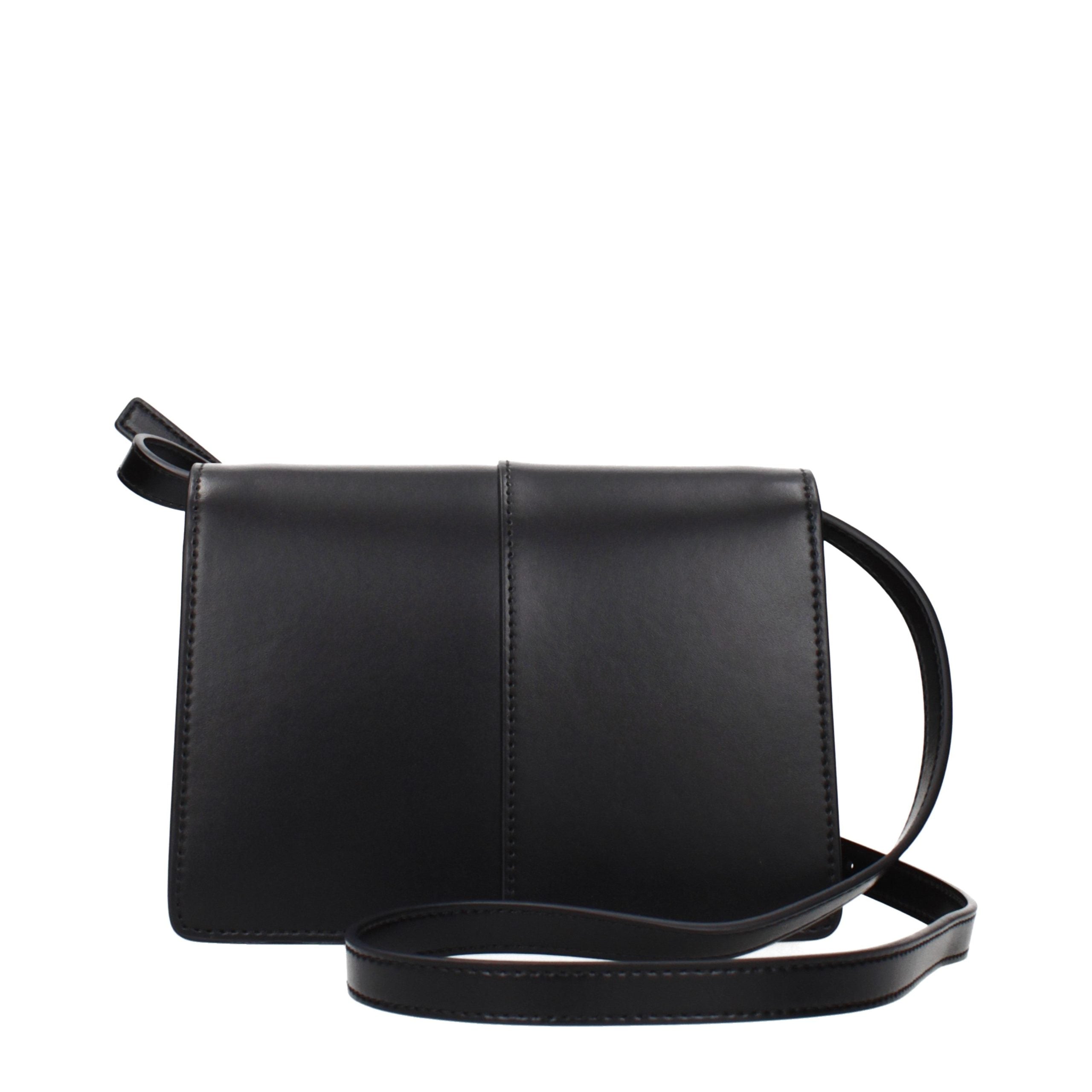 Karl Lagerfeld Black Polyurethane Crossbody Bag