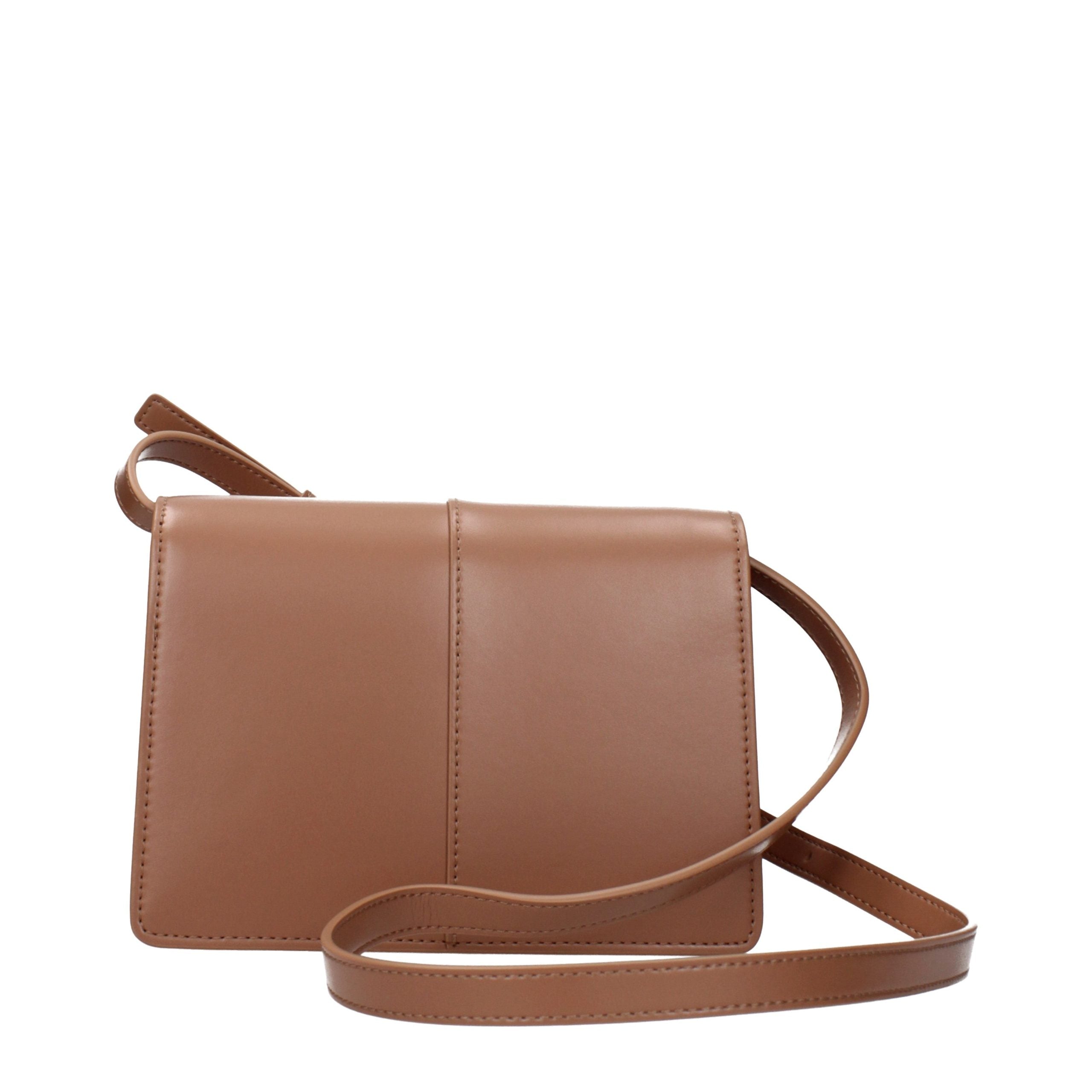 Karl Lagerfeld Brown Polyurethane Crossbody Bag