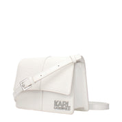 Karl Lagerfeld White Polyurethane Crossbody Bag