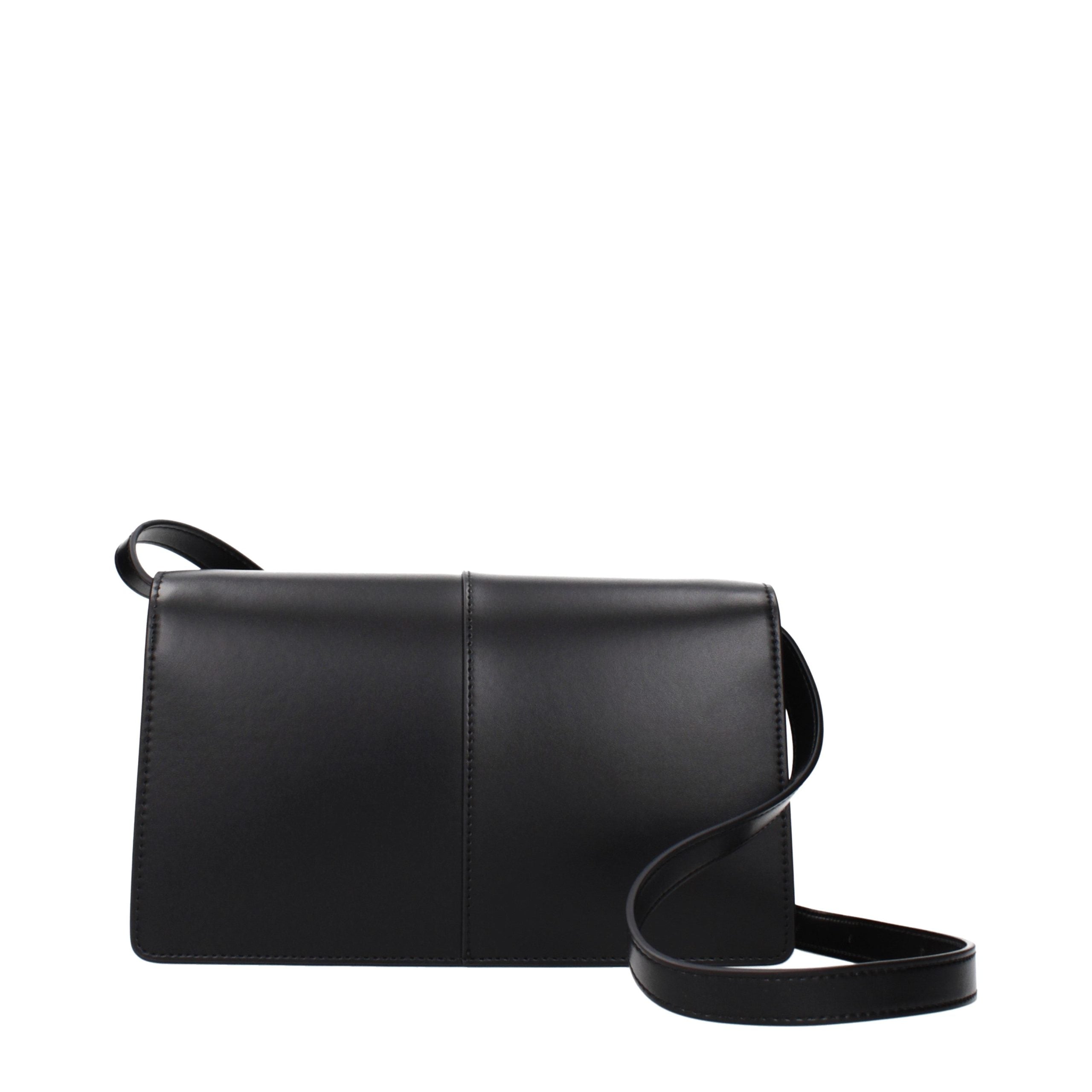 Karl Lagerfeld Black Polyurethane Crossbody Bag