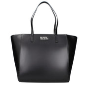Karl Lagerfeld Black Polyurethane Shoulder Bag