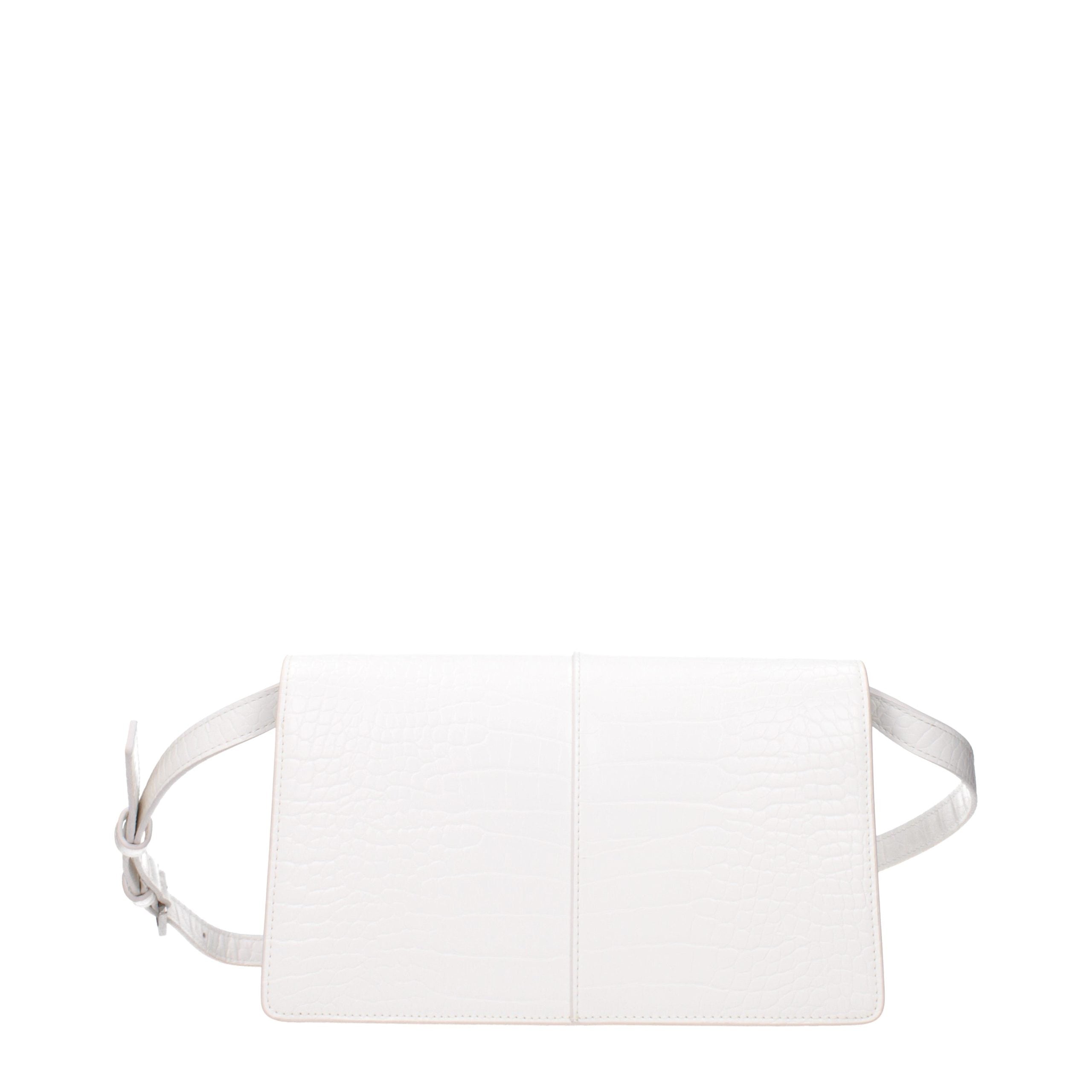 Karl Lagerfeld White Polyurethane Crossbody Bags