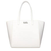 Karl Lagerfeld White Polyurethane Shoulder Bag