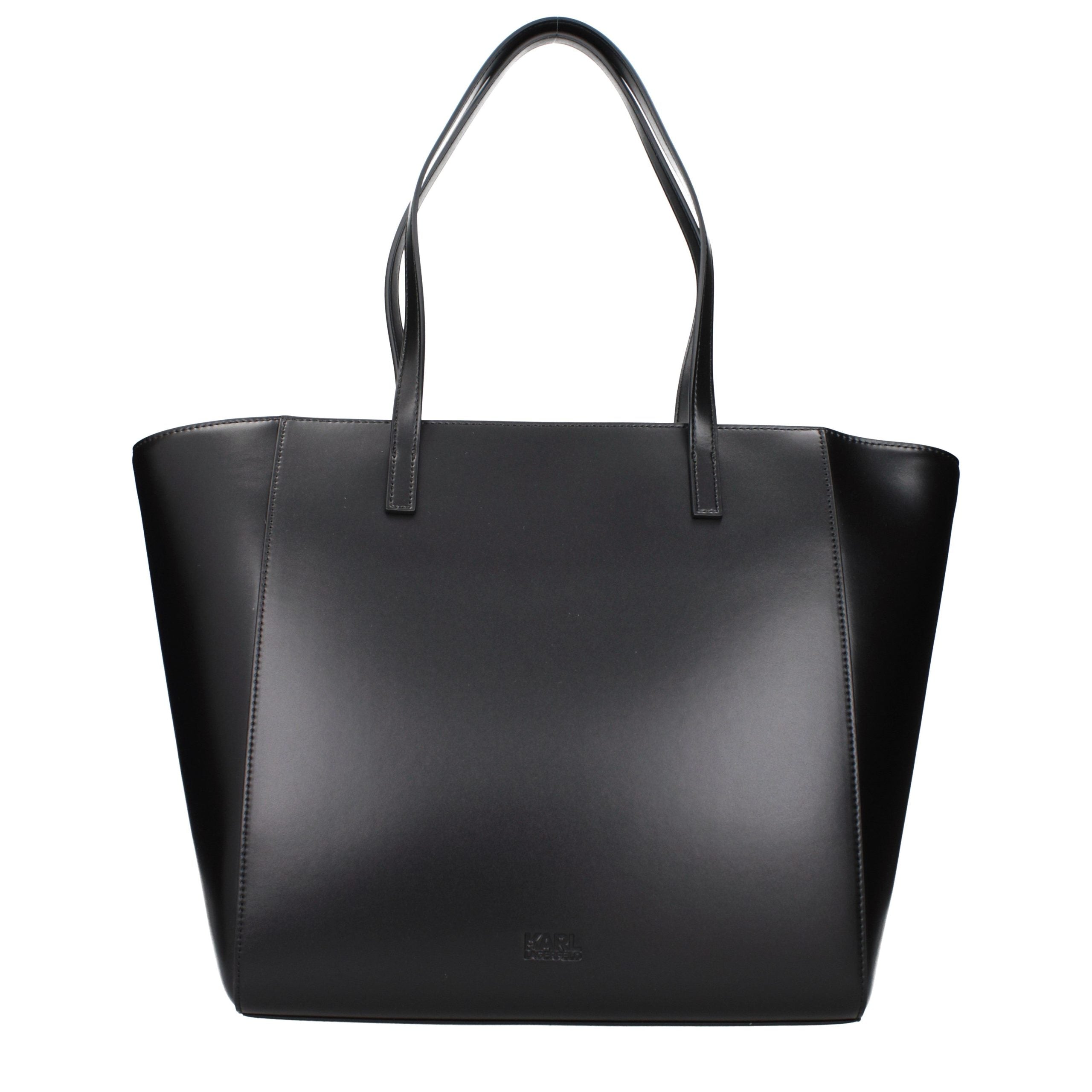 Karl Lagerfeld Black Polyurethane Shoulder Bag
