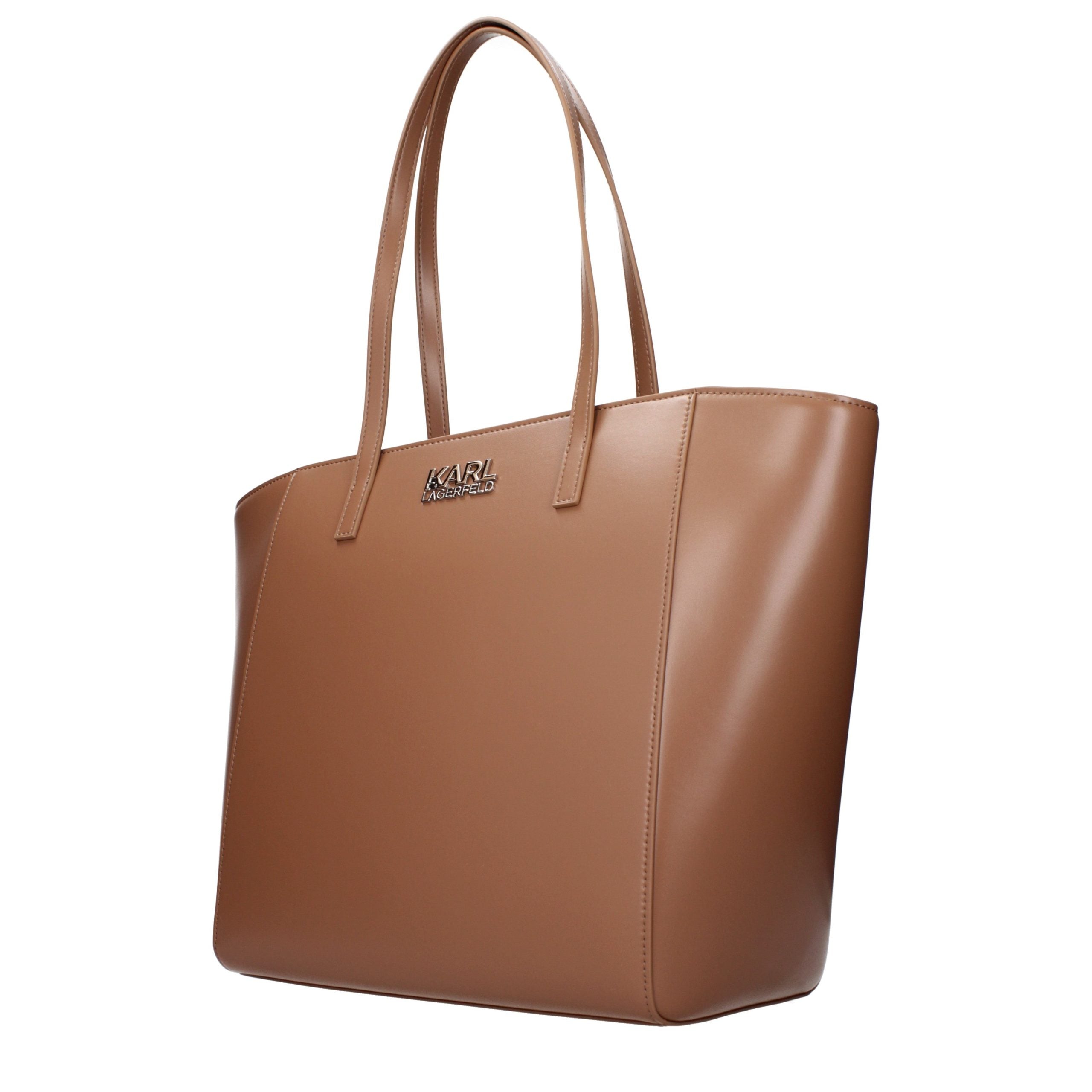 Karl Lagerfeld Brown Polyurethane Shoulder Bag