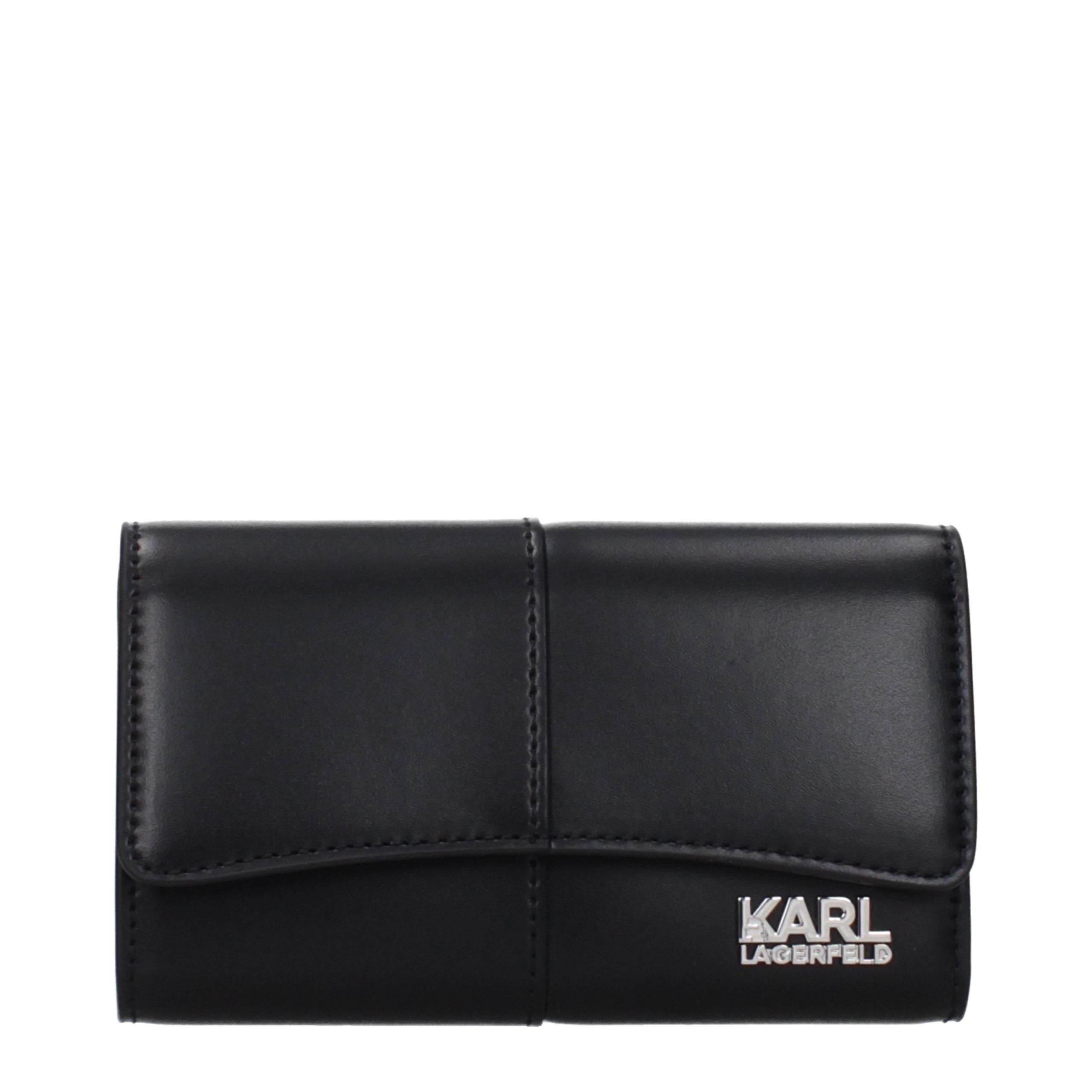 Karl Lagerfeld Black Polyethylene Wallets