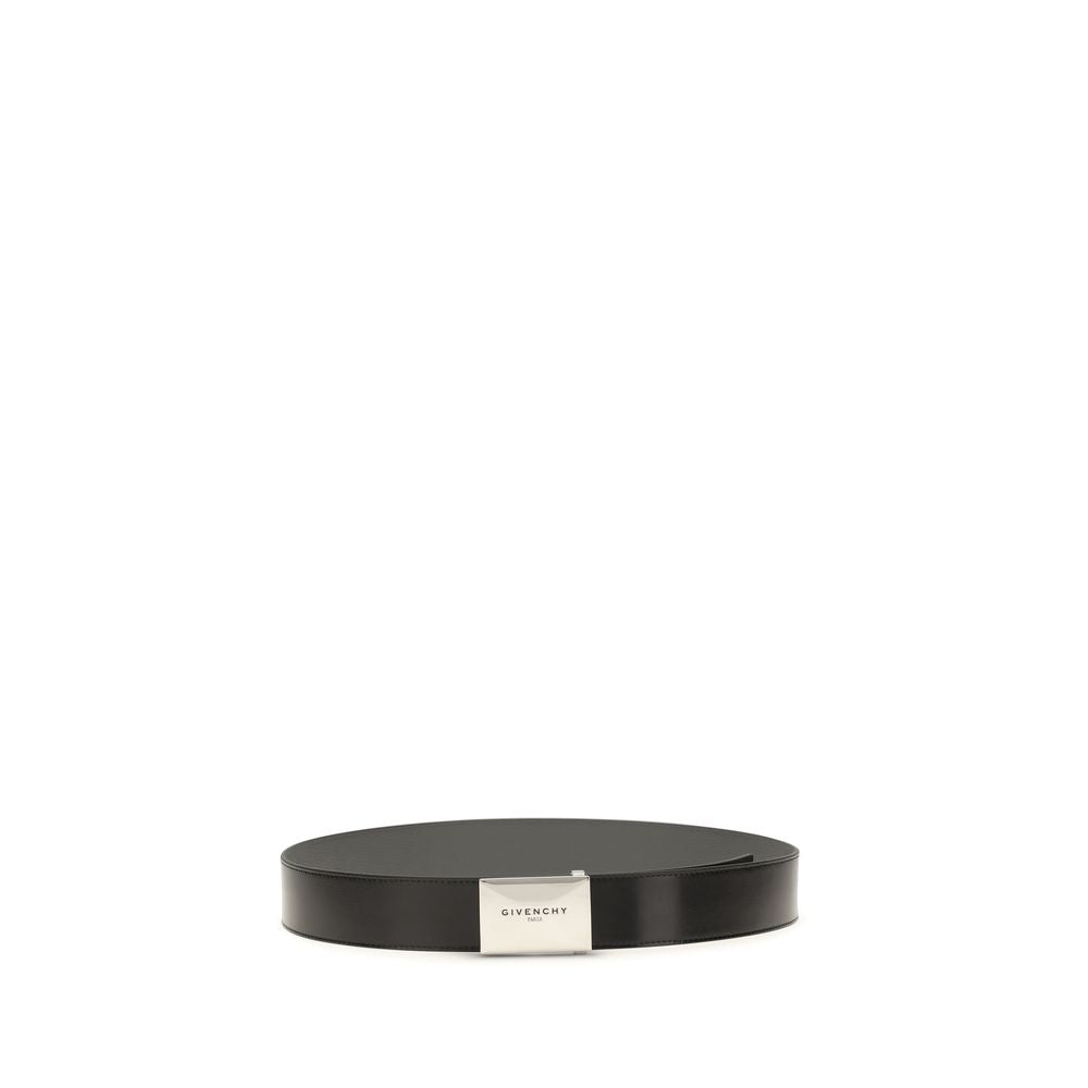Givenchy Black Calf Leather Regular Belt