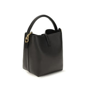 Saint Laurent Black Calf Leather Shoulder Bag
