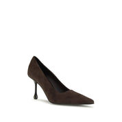 Jimmy Choo Brown Goatskin High-Heel Pumps