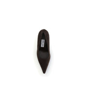 Jimmy Choo Brown Goatskin High-Heel Pumps