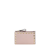 Valentino Garavani Pink Calf Leather Wallet